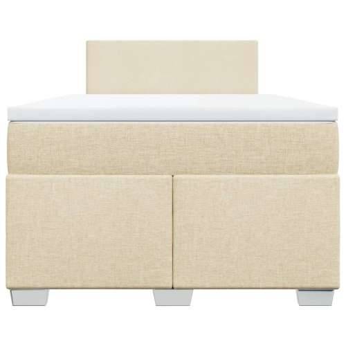 Krevet box spring s madracem krem 120 x 190 cm od tkanine - Krema 120 x 190 cm Gladak dizajn Cijena