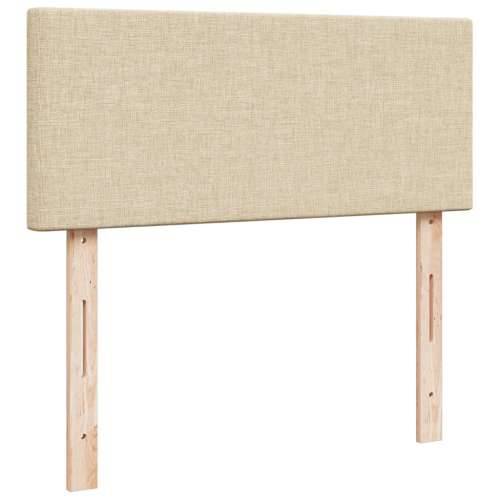 Krevet box spring s madracem krem 120 x 190 cm od tkanine - Krema 120 x 190 cm Gladak dizajn Cijena