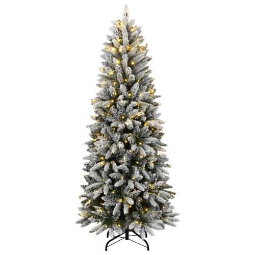 Umjetno božićno drvce s 300 LED žarulja i snijegom 180 cm - 180 cm 1 s LED svjetlima Cijena