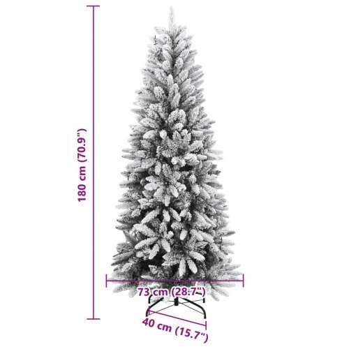 Umjetno božićno drvce s 300 LED žarulja i snijegom 180 cm - 180 cm 1 s LED svjetlima Cijena