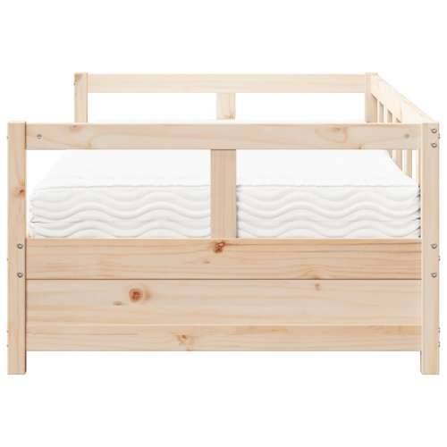 Dnevni krevet s madracima 80 x 200 cm od masivne borovine - Prirodna 80 x 200 cm Da Cijena