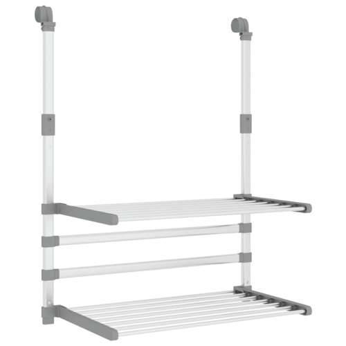 Stalak za sušenje za balkon 54 x 25 x 42 cm aluminijski - 54 x 25 x 42 cm Cijena
