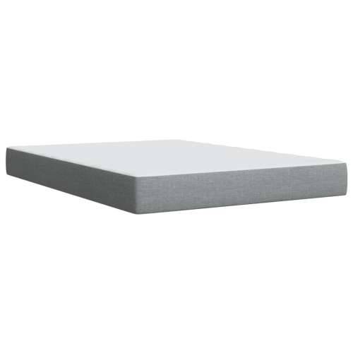 Krevet box spring s madracem svjetlosiva 160x200 cm tkanina Svjetlosiva 160 x 200 cm gumbi Cijena