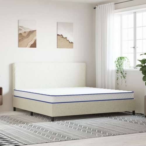 Madrac od memorijske pjene bijeli 200 x 200 x 17 cm - 200 x 200 cm 1 Cijena