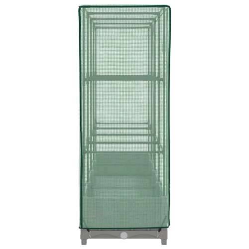 Povišena gredica s pokrovom za staklenik 160 x 40 x 123 cm - Svjetlosiva 160 x 40 x 123 cm 1 Cijena