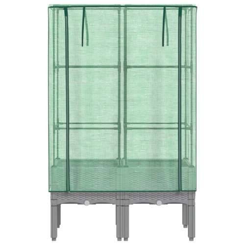 Povišena gredica s pokrovom za staklenik 80 x 40 x 140 cm - Svjetlosiva 80 x 40 x 140 cm 1 Cijena