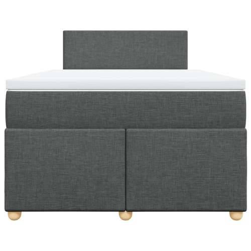 Krevet box spring s madracem tamnosivi 120 x 190 cm tkanina - Tamno siva 120 x 190 cm Gladak dizajn Cijena