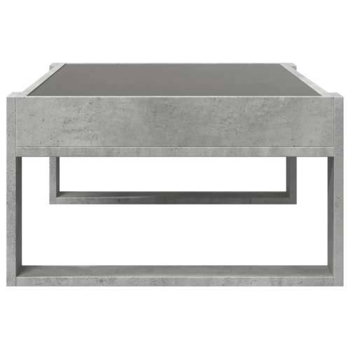 Stolić s beskonačnim LED siva boja betona 90x53x30 cm Beton siva 1 90 cm Cijena