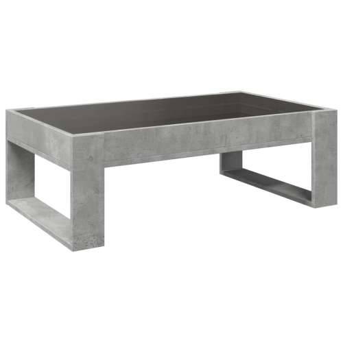 Stolić s beskonačnim LED siva boja betona 90x53x30 cm Beton siva 1 90 cm Cijena
