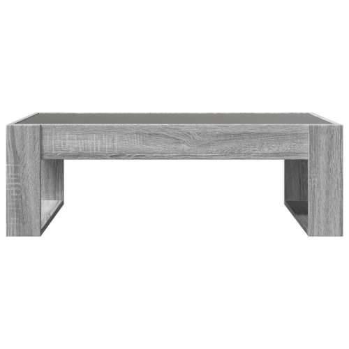 Stolić s beskonačnim LED svjetlima boja hrasta 90x53x30 cm - Sivi hrast sonoma 1 90 cm Cijena