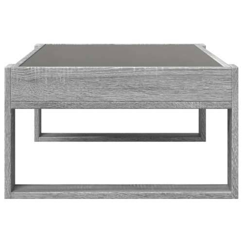 Stolić s beskonačnim LED svjetlima boja hrasta 90x53x30 cm - Sivi hrast sonoma 1 90 cm Cijena