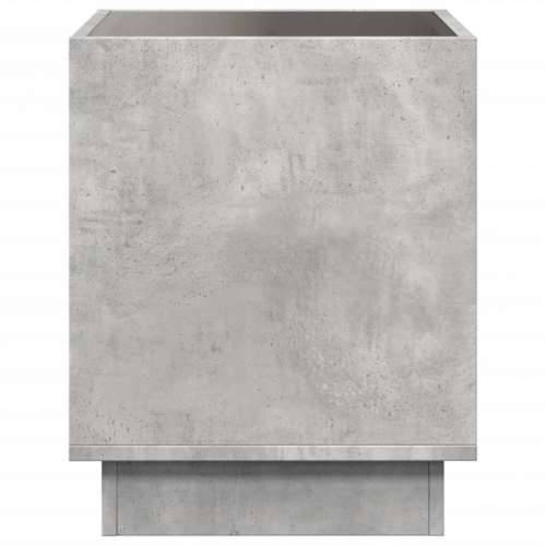 Stolić s beskonačnim LED siva boja betona 50x50x50 cm - Beton siva 1 50 cm Cijena