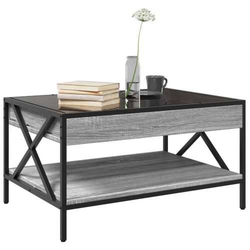 Stolić s beskonačnim LED svjetlima boja hrasta 70x50x38 cm - Sivi hrast sonoma 70 x 50 x 38 cm 1 Cijena