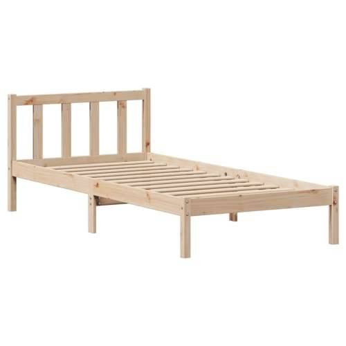 Okvir kreveta bez madraca 90 x 200 cm od masivne borovine - Prirodna 90 x 200 cm Cijena