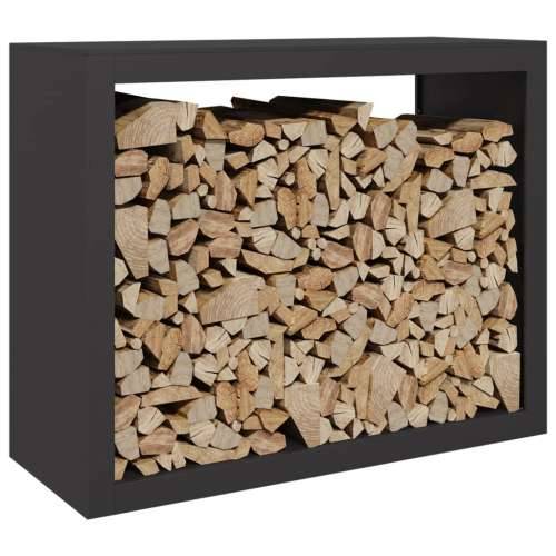 Stalak za drva za ogrjev crni 100x40x80 cm čelični - Čelik/crna 100 x 40 x 80 cm Cijena