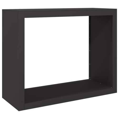 Stalak za drva za ogrjev crni 100x40x80 cm čelični - Čelik/crna 100 x 40 x 80 cm Cijena