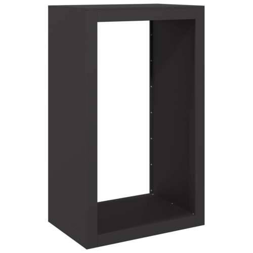 Stalak za drva za ogrjev crni 60x40x100 cm čelični - Čelik/crna 60 x 40 x 100 cm Cijena