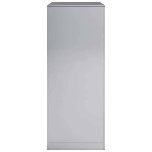 Stalak za drva za ogrjev 60x40x100 cm od pocinčanog čelika - Pocinčani čelik / siva 60 x 40 x 100 cm Cijena