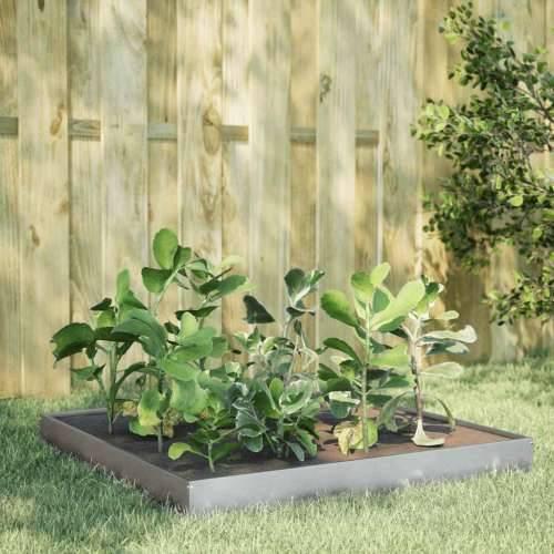 Povišena gredica - Vrtna gredica 100 x 100 x 18,5 cm pocinčani čelik - Pocinčani čelik / siva 100 x 100 x 18.5 cm 1 Pocinčani če Cijena