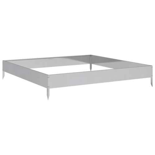 Povišena gredica - Vrtna gredica 100 x 100 x 18,5 cm pocinčani čelik - Pocinčani čelik / siva 100 x 100 x 18.5 cm 1 Pocinčani če Cijena