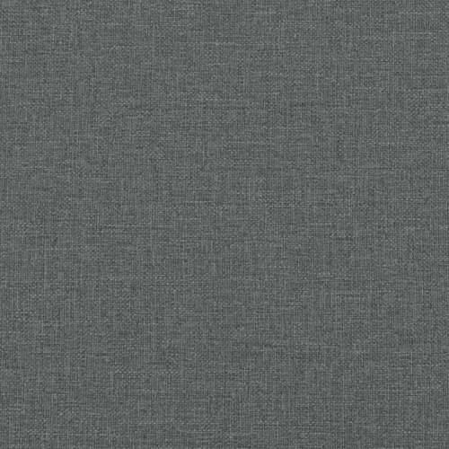 Krevet s oprugama i madracem tamnosivi 100 x 200 cm od tkanine Tamno siva 100 x 200 cm Blok s kvadratima Cijena