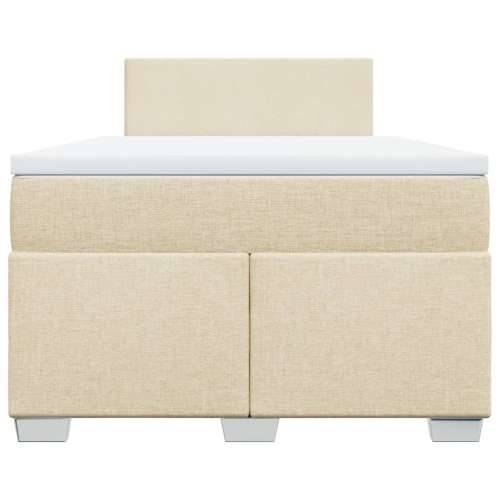 Krevet box spring s madracem krem 120 x 190 cm od tkanine - Krema 120 x 190 cm Gladak dizajn Cijena