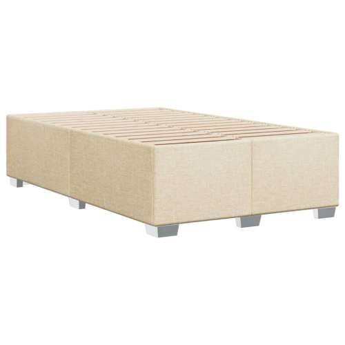 Krevet box spring s madracem krem 120 x 190 cm od tkanine - Krema 120 x 190 cm Gladak dizajn Cijena