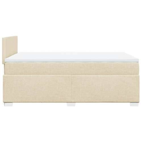 Krevet box spring s madracem krem 120 x 190 cm od tkanine - Krema 120 x 190 cm Gladak dizajn Cijena