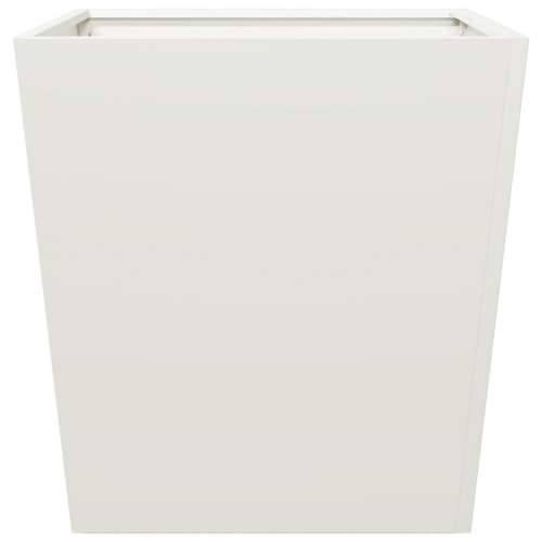 Vrtne sadilice 2 kom bijele 50 x 50 x 50 cm čelične - Čelik/bijela 50 x 50 x 50 cm 2 Cijena