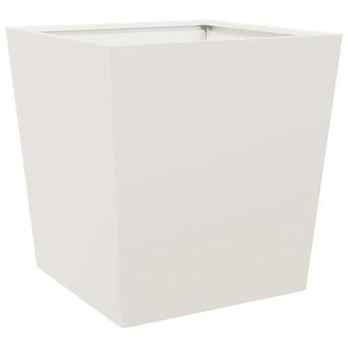 Vrtne sadilice 2 kom bijele 50 x 50 x 50 cm čelične - Čelik/bijela 50 x 50 x 50 cm 2 Cijena