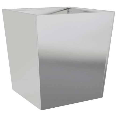 Vrtna sadilica 50 x 50 x 50 cm od pocinčanog čelika - Pocinčani čelik / siva 50 x 50 x 50 cm 1 Cijena