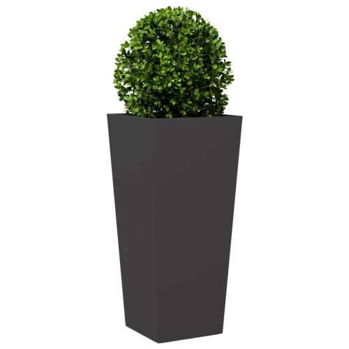 Vrtne sadilice 2 kom crne 35 x 35 x 75 cm čelične - Čelik/crna 35 x 35 x 75 cm 2 Cijena
