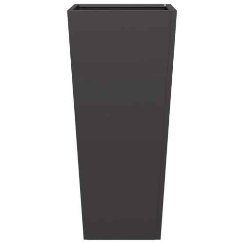 Vrtne sadilice 2 kom crne 35 x 35 x 75 cm čelične - Čelik/crna 35 x 35 x 75 cm 2 Cijena
