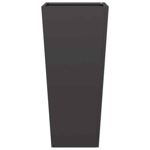 Vrtne sadilice 2 kom crne 35 x 35 x 75 cm čelične - Čelik/crna 35 x 35 x 75 cm 2 Cijena