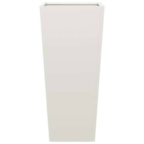 Vrtne sadilice 2 kom bijele 35x35x75 cm čelične Čelik/bijela 35 x 35 x 75 cm 2 Cijena