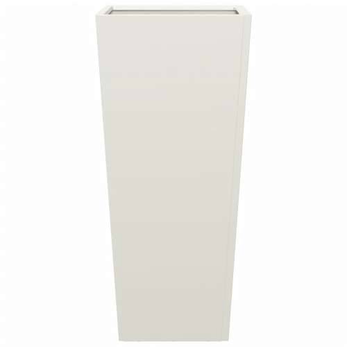Vrtne sadilice 2 kom bijele 35x35x75 cm čelične Čelik/bijela 35 x 35 x 75 cm 2 Cijena