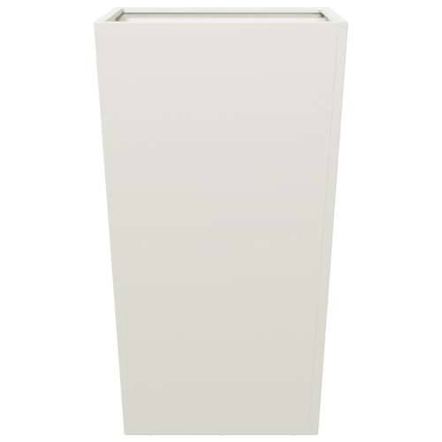 Vrtne sadilice 2 kom bijele 45x45x75 cm čelične - Čelik/bijela 45 x 45 x 75 cm 2 Cijena
