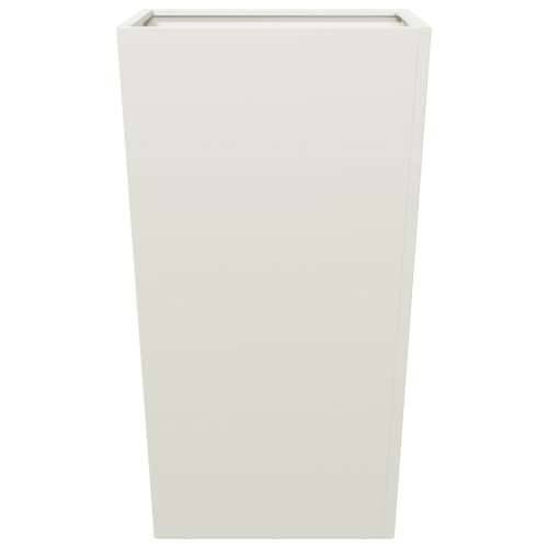Vrtne sadilice 2 kom bijele 45x45x75 cm čelične - Čelik/bijela 45 x 45 x 75 cm 2 Cijena