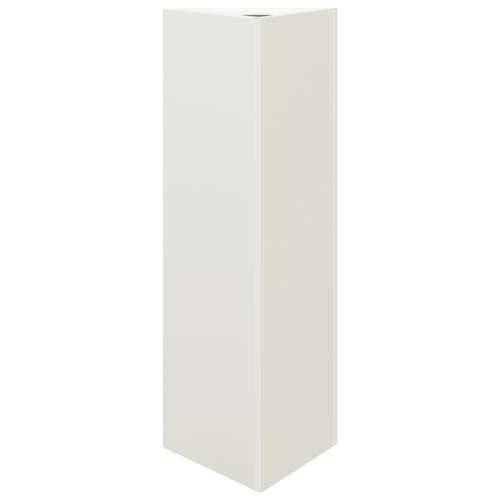 Vrtne sadilice 2 kom bijele trokutaste 30x26x75 cm čelične - Čelik/bijela 30 x 26 x 75 cm 2 Cijena
