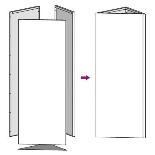 Vrtne sadilice 2 kom bijele trokutaste 30x26x75 cm čelične - Čelik/bijela 30 x 26 x 75 cm 2 Cijena