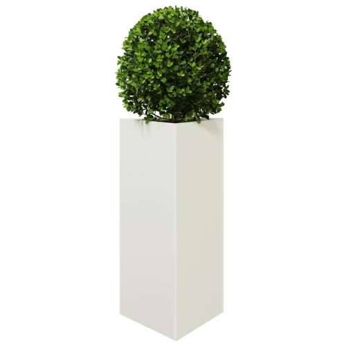 Vrtna sadilica bijela trokutasta 40x34,5x70 cm čelična - Čelik/bijela 40 x 34.5 x 70 cm 1 Cijena