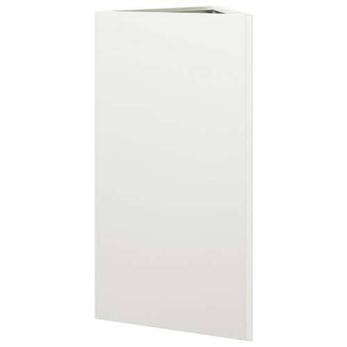 Vrtna sadilica bijela trokutasta 40x34,5x70 cm čelična - Čelik/bijela 40 x 34.5 x 70 cm 1 Cijena