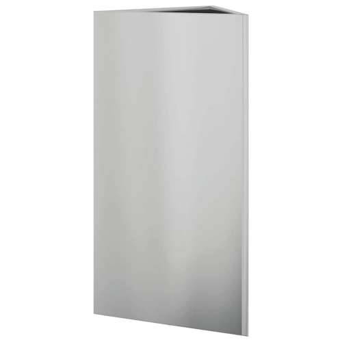 Vrtna sadilica trokutasta 40 x 40 x 75 cm od pocinčanog čelika - Pocinčani čelik / siva 40 x 40 x 75 cm 1 Cijena