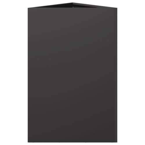 Vrtna sadilica crna trokutasta 50x43x75 cm čelična - Čelik/crna 50 x 43 x 75 cm 1 Cijena