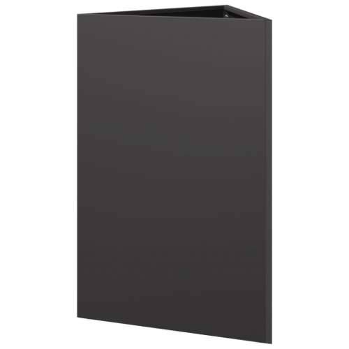 Vrtna sadilica crna trokutasta 50x43x75 cm čelična - Čelik/crna 50 x 43 x 75 cm 1 Cijena