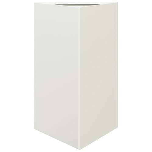 Vrtna sadilica bijela trokutasta 50x43x75 cm čelična Čelik/bijela 50 x 43 x 75 cm 1 Cijena