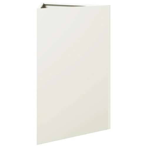 Vrtna sadilica bijela trokutasta 50x43x75 cm čelična Čelik/bijela 50 x 43 x 75 cm 1 Cijena