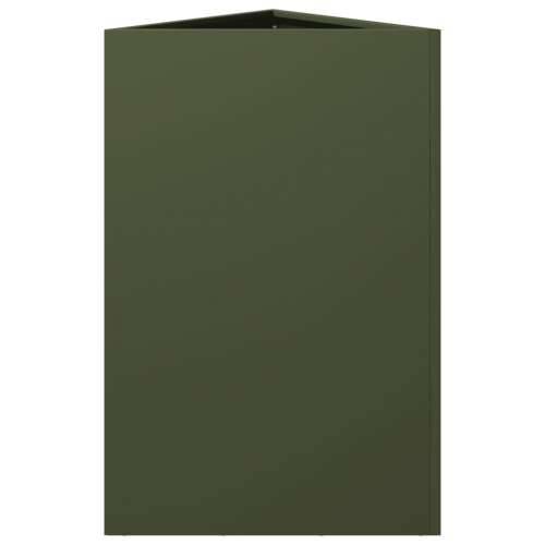 Vrtna sadilice 2kom maslinastozelena 50x43x75 cm čelična Čelik/zelena 50 x 43 x 75 cm 2 Cijena