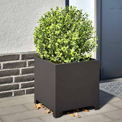 Vrtna sadilica crne 40x40x40 cm čelična - Čelik/crna 40 x 40 x 40 cm 1 Cijena