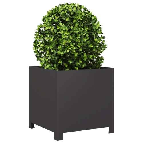 Vrtna sadilica crne 40x40x40 cm čelična - Čelik/crna 40 x 40 x 40 cm 1 Cijena